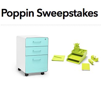 Poppin Sweepstakes