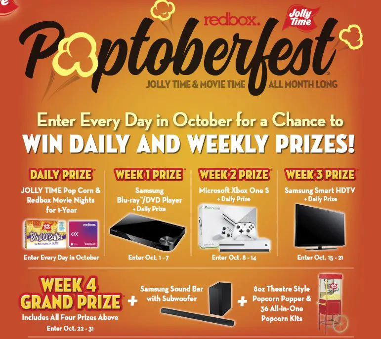 Poptoberfest Sweepstakes