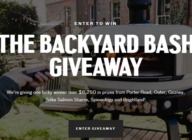 Porter Road Backyard Bash Giveaway - Win An $8,500 Backyard Makeover