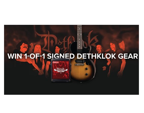 Positive Grid Dethklok Giveaway - Win a Gibson Les Paul Junior Electric Guitar + Amp