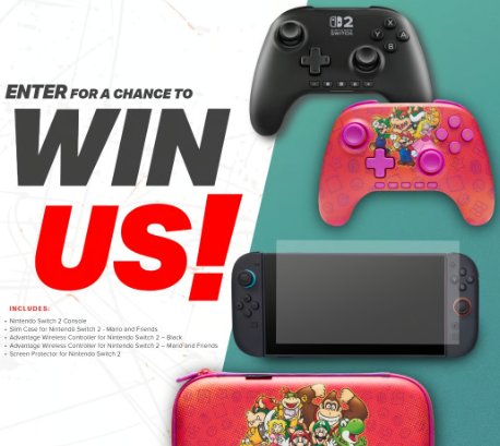 Powera Nintendo Switch 2 Wireless Giveaway -  Nintendo Switch 2 Grand Prize Pack Up for Grabs