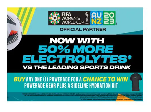 Powerade Summer Soccer Sweepstakes – Win Jerseys, Soccer Balls, Jackets & More (100 Winners)