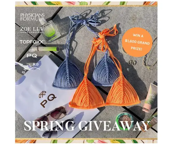 PQ Swim Spring Giveaway - Win $1,600 Worth Of Gift Cards