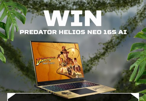 Predator Gaming Indiana Jones Laptop Giveaway - Win a limited edition Indiana Jones Predator Gaming Laptop