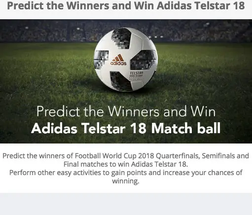 Predict the Winners and Win Adidas Telstar 18