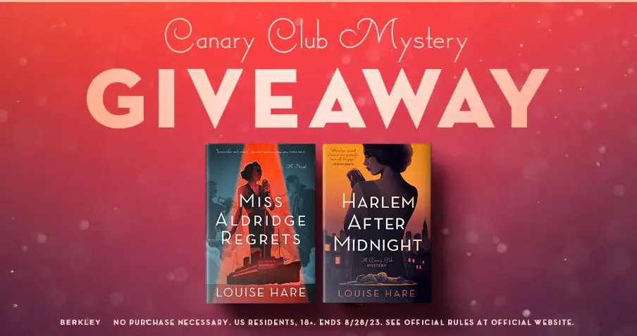 PRH Canary Club Mystery Giveaway - Win A Free Book Package Including Miss Aldridge Regrets & Harlem After Midnight (3 Winners)