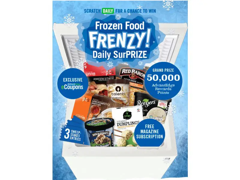 Price Chopper Daily SurPRIZE - Win 50,000 AdvantEdge Points, Discount Coupons, Subscription And More (Limited States)