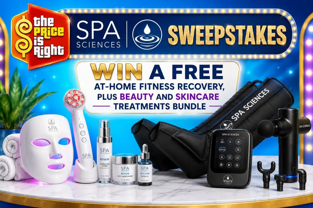 Price Is Right Spa Sciences Sweepstakes – Win A Free At-Home Fitness Recovery, Plus Beauty And Skincare Treatments Bundle