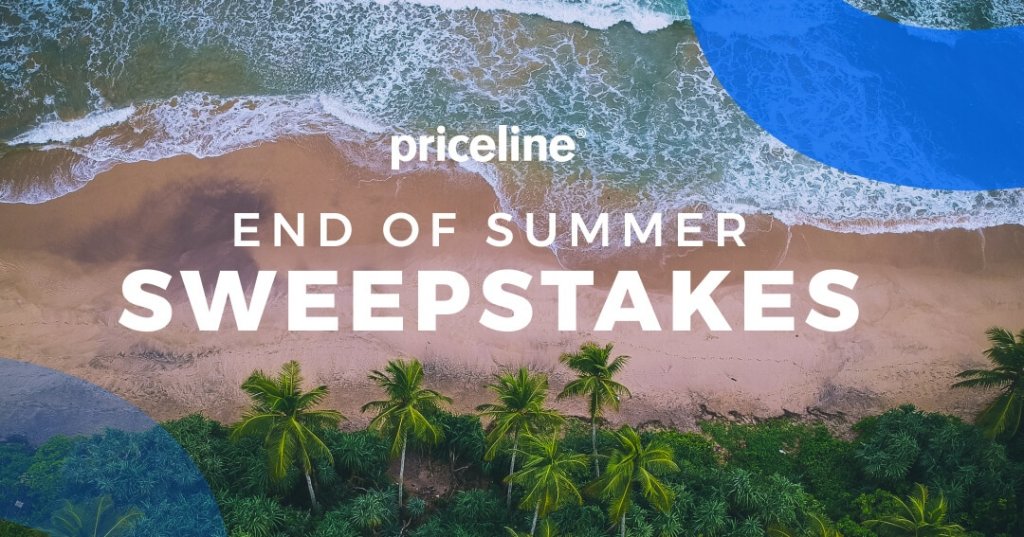 Priceline End of Summer Sweepstakes - Win $2,500 Travel Credit