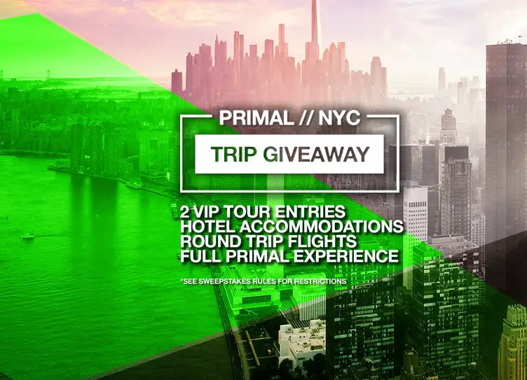 Primal // NYC Trip Giveaway!