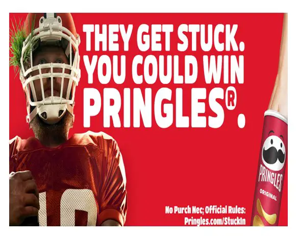 Pringles Big Game Stuck In Sweepstakes - Win Free Pringles For A Year Or 1 Of 1,000 Free Cans Of Pringles