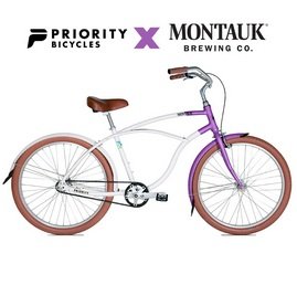 Priority Bicycles x Montauk Brewing Co. Sweepstakes - Win a Brand New Bicycle, Gift Card and Merchandise