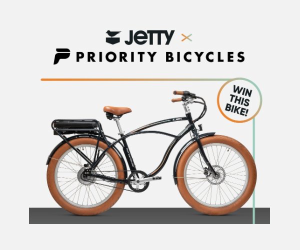 Priority Outdoor Products X Jetty 20th Anniversary Giveaway - Win A Cruiser EBike
