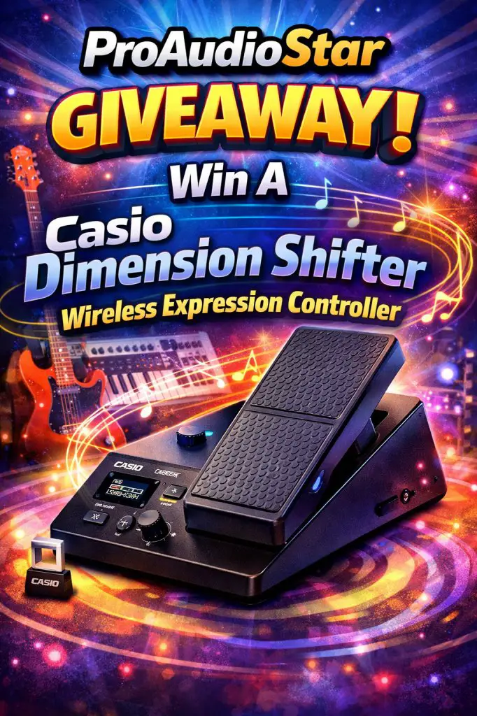 ProAudioStar Giveaway – Win A Casio Dimension Shifter Wireless Expression Controller