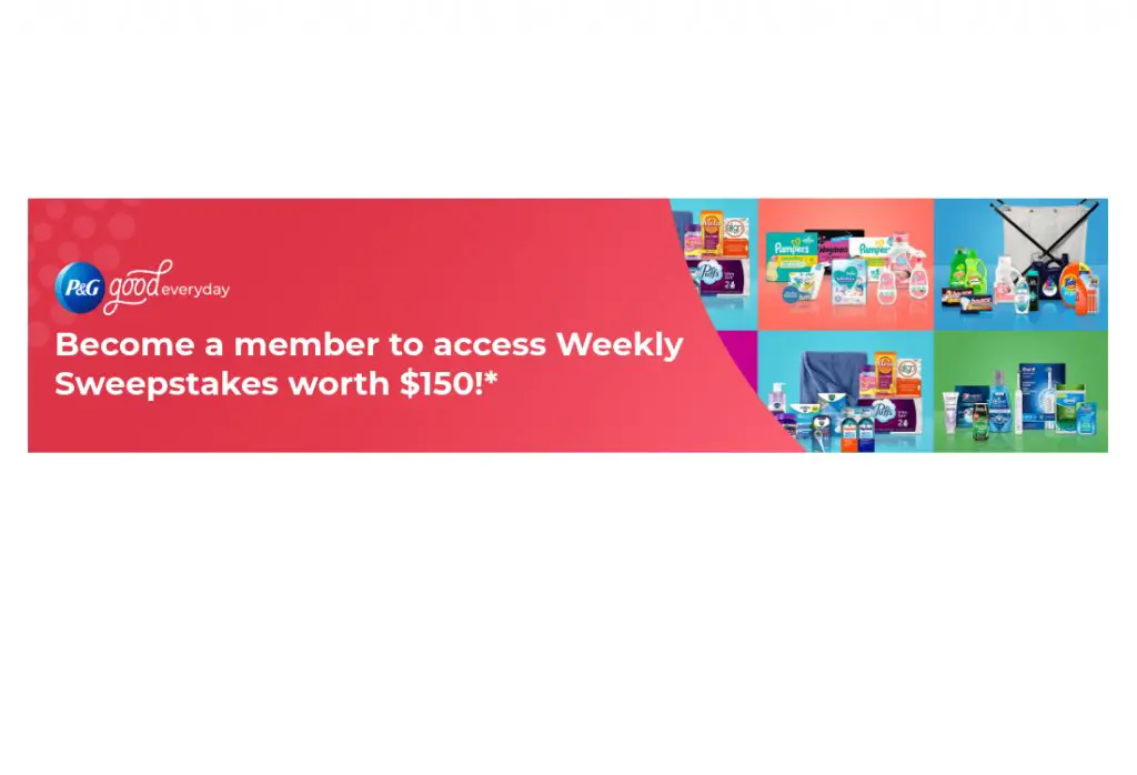 Procter & Gamble Good Everyday Rewards Sweepstakes - Win A Prize Pack (50 Winners)