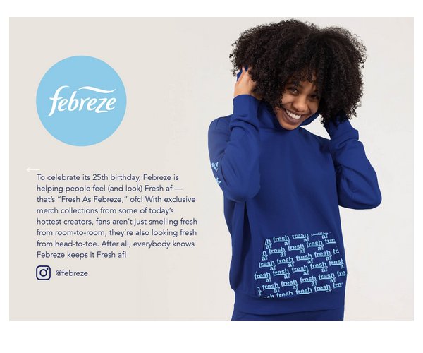 Proctor And Gamble Fresh As Febreze Merch Giveaway - Win A $100 Gift Card Or A Sweatshirt
