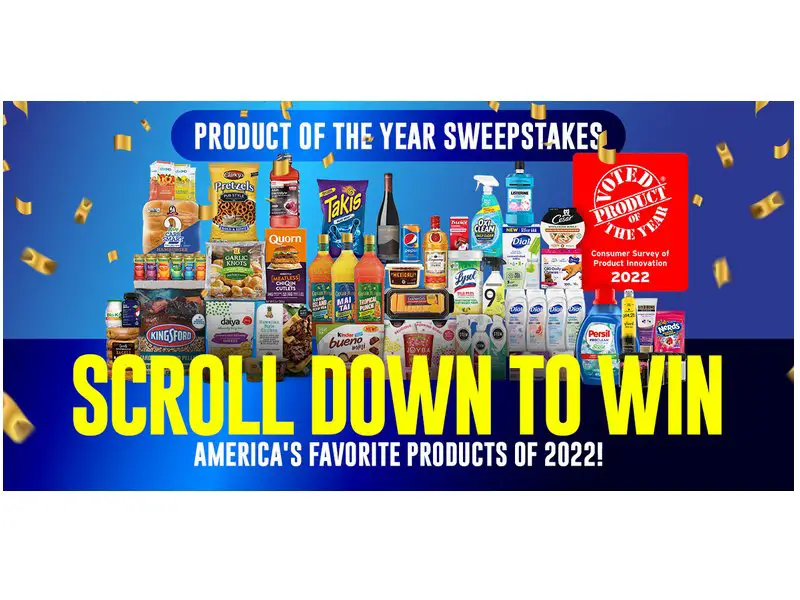 Product of the Year Sweepstakes - Win A $280 Prize Bundle {5 Winners}