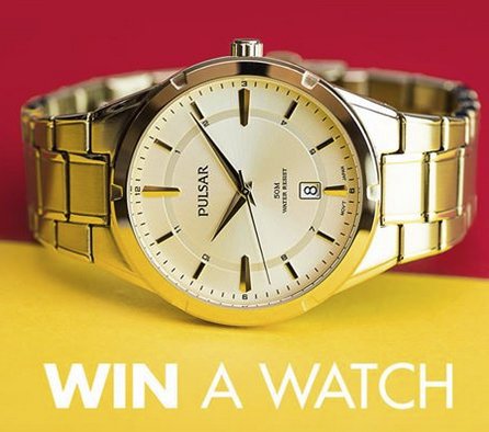 Pulsar Watches Win A Watch Sweepstakes