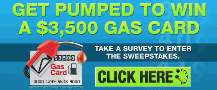 Pump It Up! Your $3,500 Gas Card?