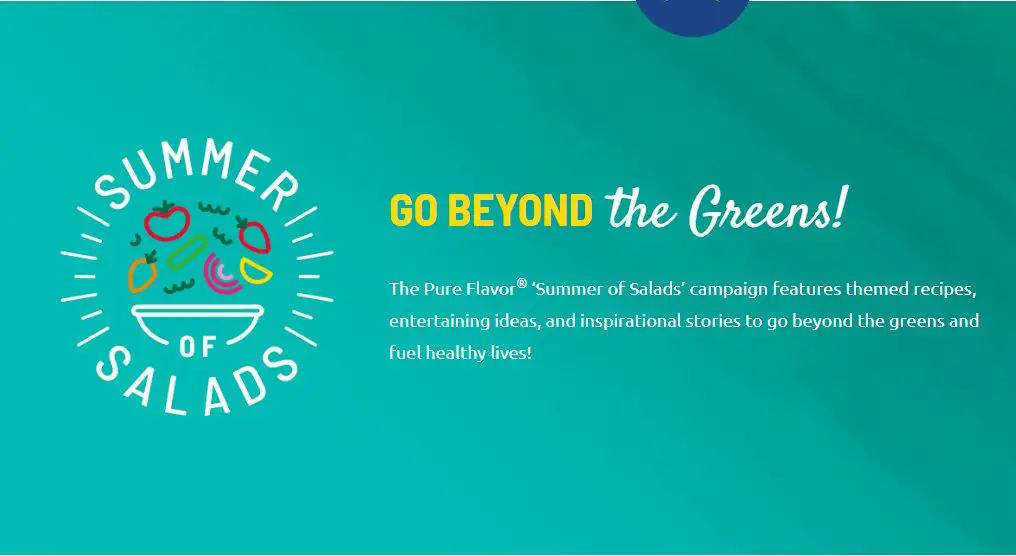 Pure Flavor Summer Of Salads Giveaway Win Instacart Gift Cards & Pure