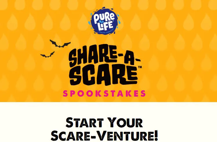 Pure Life Share-A-Scare Sweepstakes - Win $5,000