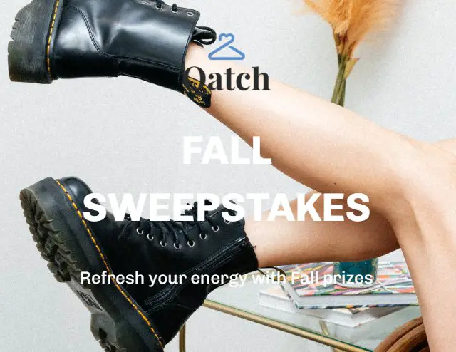 Qatch Fall Sweepstakes - Win A $1,000 Prize Package