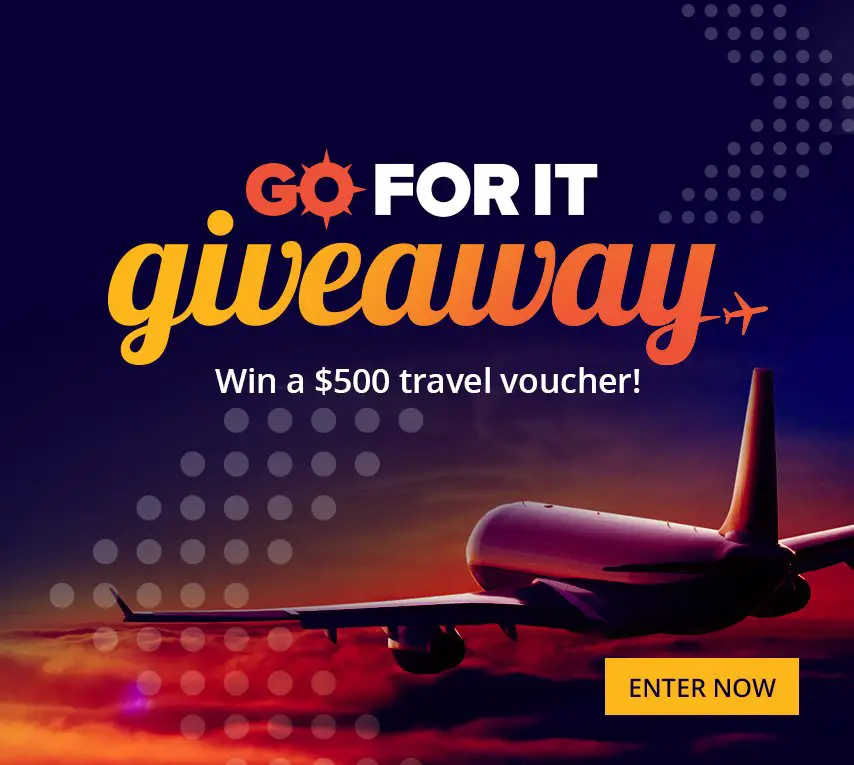 QC Airport Go For It Giveaway - Win A $500 Travel Voucher