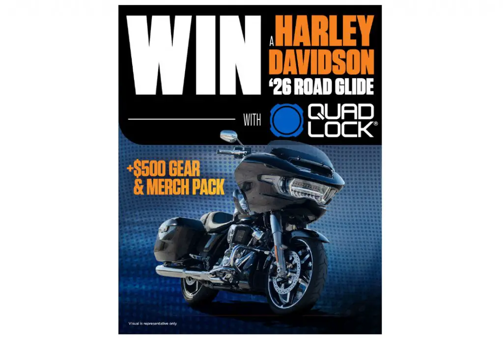 Quad Lock Sweepstakes - Win A 2026 Harley-Davidson Road Glide