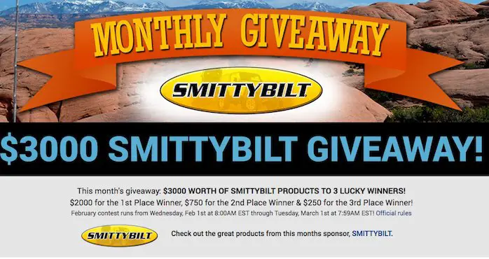QuadraTec $3,000 Smittybilt Giveaway