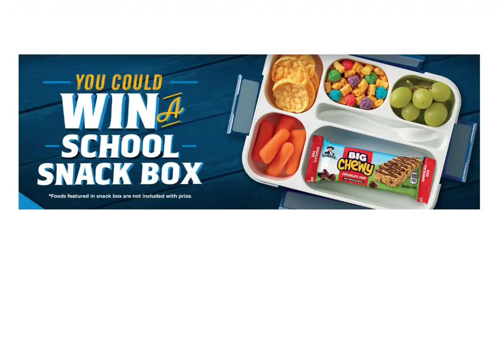 Quaker Oats 2023 Quaker Back to School Promotion - Win A Bento-Style Lunch Box (14,800 Winners)