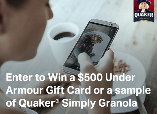 Quaker Simply Granola Sweepstakes