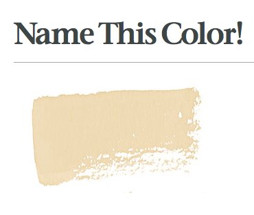 Quick Check in the House Beautiful Name This Color Contest!