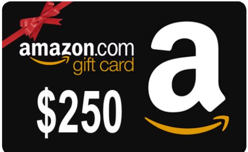 Quick Amazon Gift Card Giveaway!