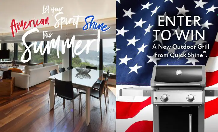 The Quick Shine Outdoor Grill Sweepstakes!