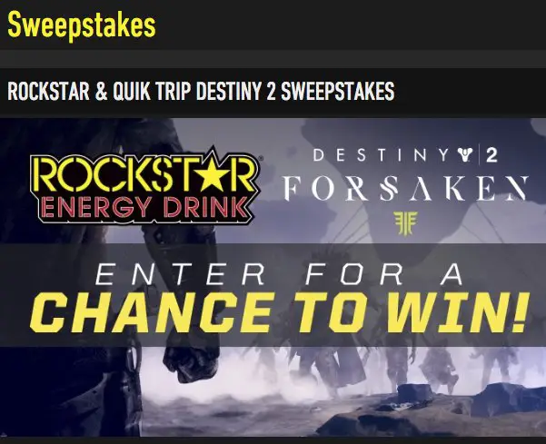 Quik Trip Destiny 2 Sweepstakes