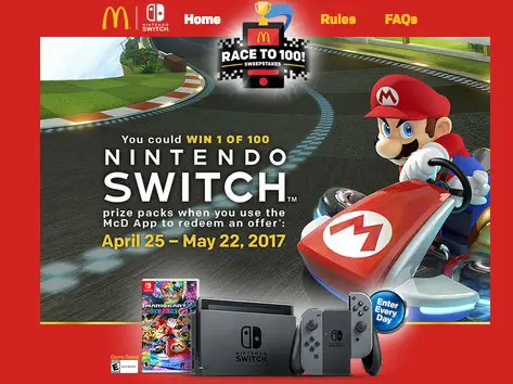 Race To 100 Sweepstakes