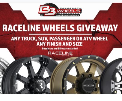 Raceline Wheels Sweepstakes