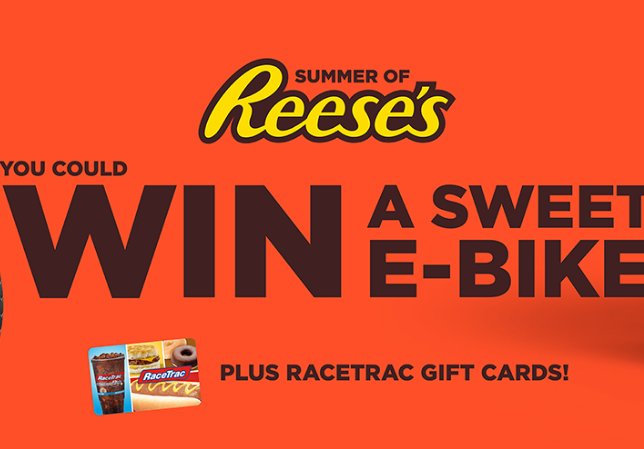 RaceTrac REESE'S Summer Lovers E-Bike Sweepstakes