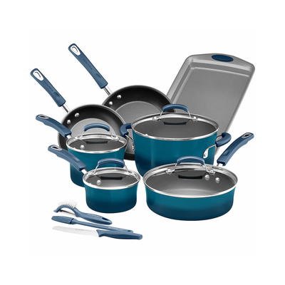 Rachael Ray Porcelain II 14-Piece Cookware Set