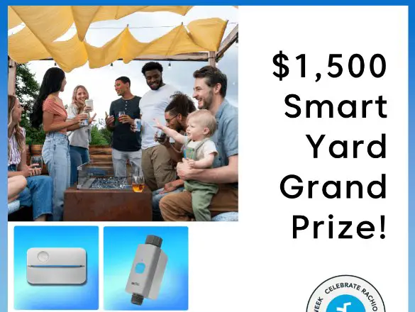 Rachio 's Smart Yard Giveaway - Win The $1,500 Ultimate Smart Yard Bundle