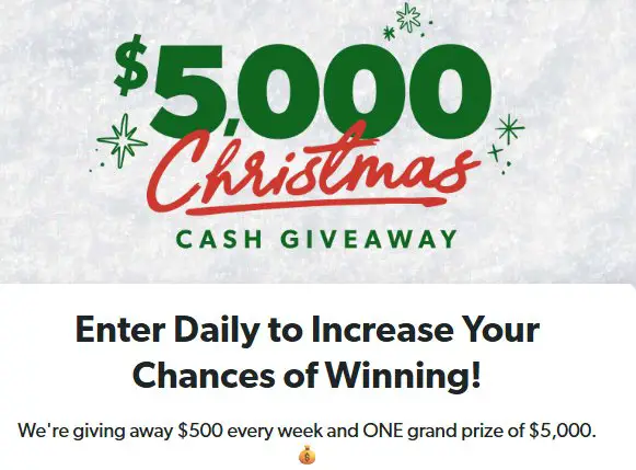 Ramsey Christmas Cash Giveaway - Win $5,000 or $500 Cash