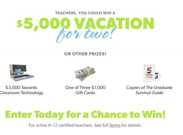 Ramsey Solutions' Teacher Appreciation Giveaway