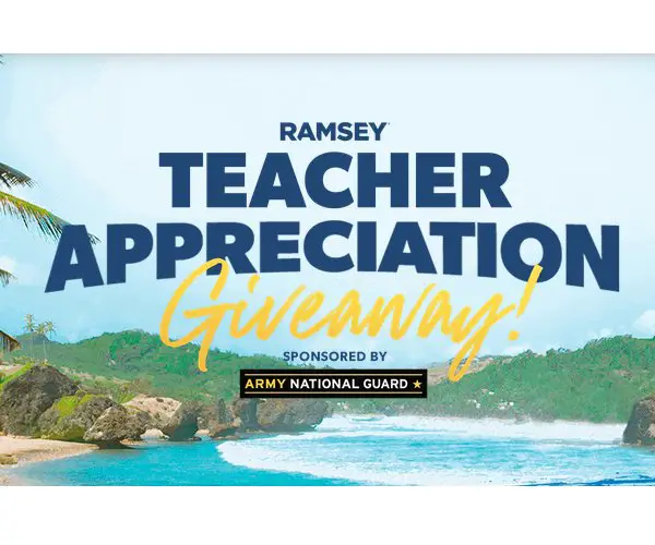 Ramsey Teacher Appreciation Giveaway - Win A $5,000 For A  Premium Vacation Resort Getaway