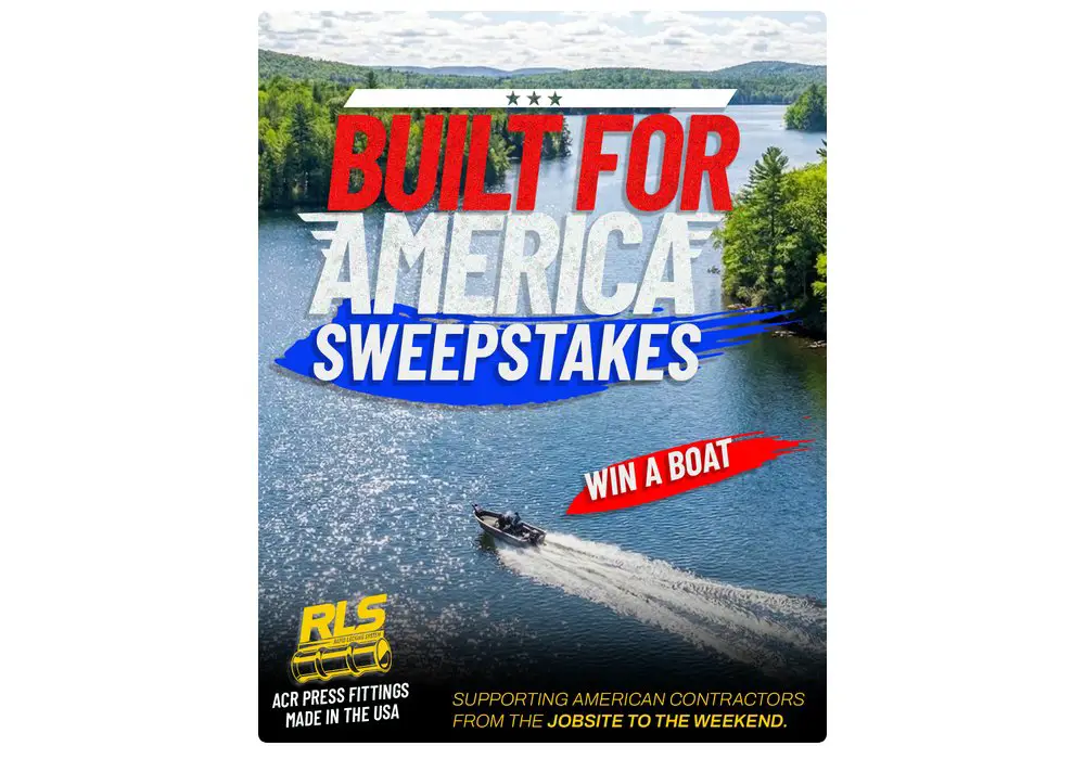 Rapid Locking System Built For America Sweepstakes - Win A Brand New Boat, Engine & Trailer