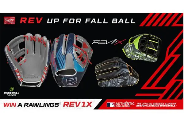Rawlings Fall Ball Giveaway Contest - Win a Rawlings REV1X Baseball Glove