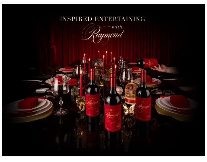 Raymond Vineyards Inspired Entertaining Sweepstakes - Win A Trip For Two To Napa, California