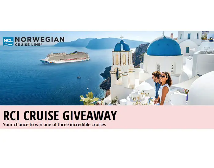 RCI Cruise Giveaway - Win A Norwegian Cruise Line Trip For Two