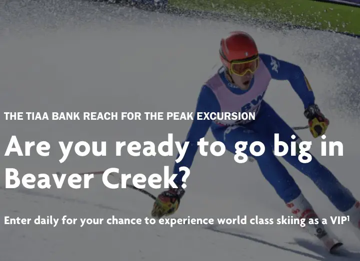 Reach For The Peak Excursion Sweepstakes