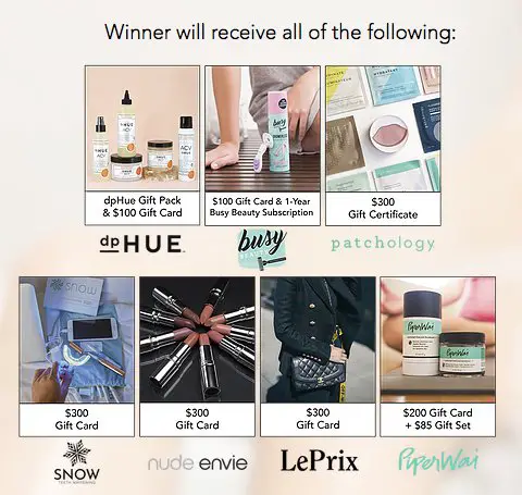 Ready, Set, Glam Giveaway Sweepstakes