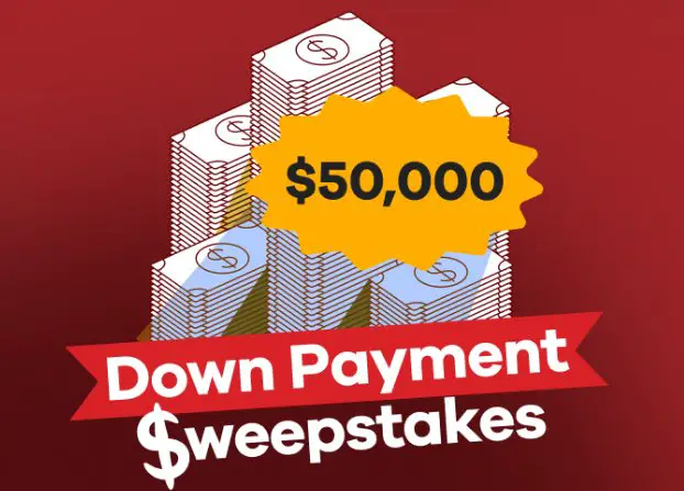 Realtor.com Down Payment Sweepstakes - Win $50,000 Toward A New Home